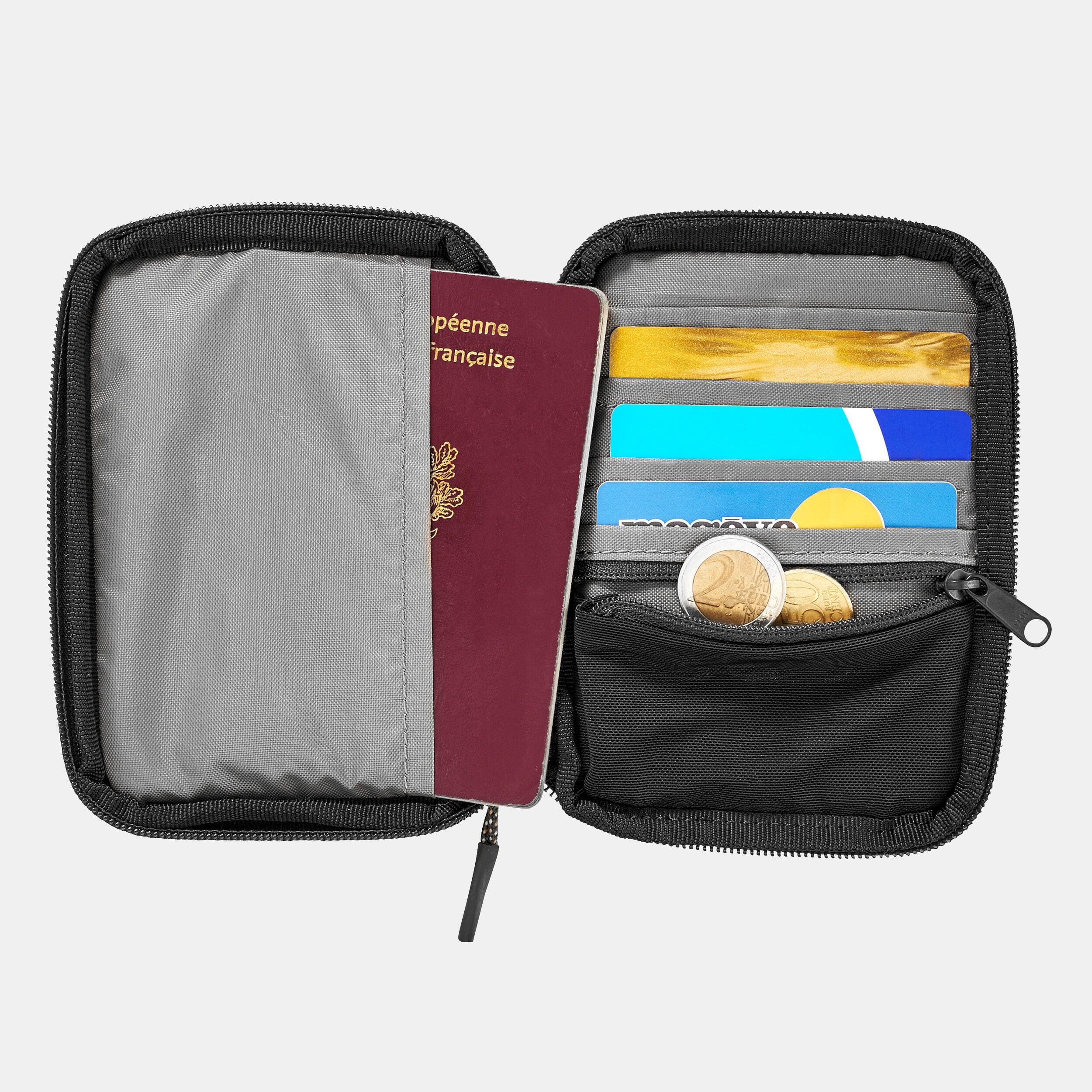 کیف پول مسافرتی ترکینگ فورکلاز – سایز S – مشکی – travel — تصویر ۲