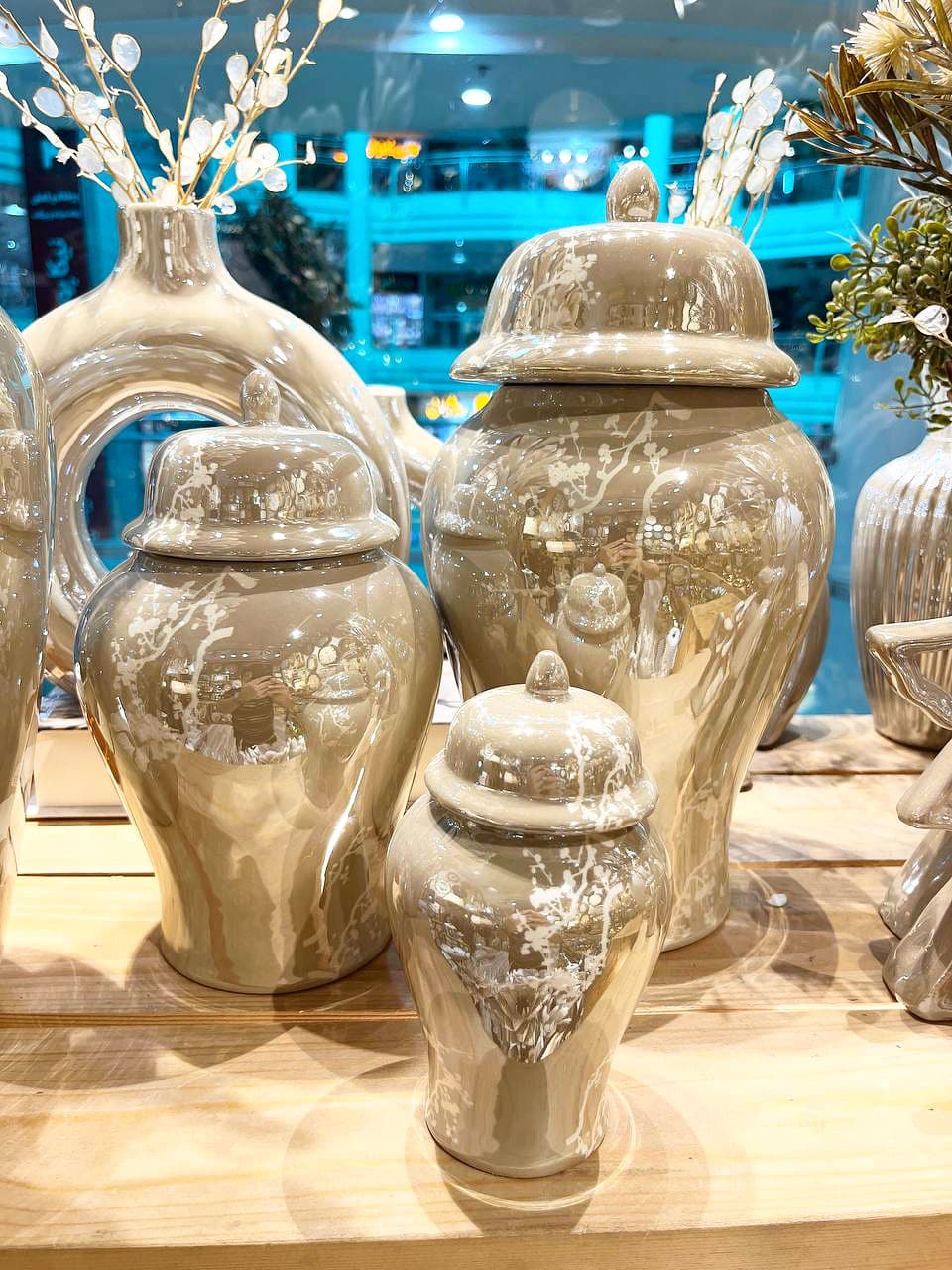 جار سرامیکی لاستر