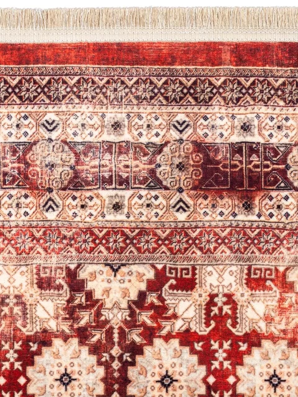 فرش سنتی کد 25CS0240 عنابی 1000 شانه — تصویر ۳