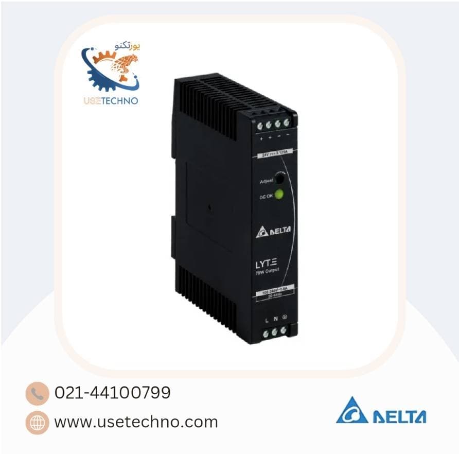 منبع تغذیه DRL-24V75W1AZ دلتا 3.125 آمپر 24 ولت -Power Supply