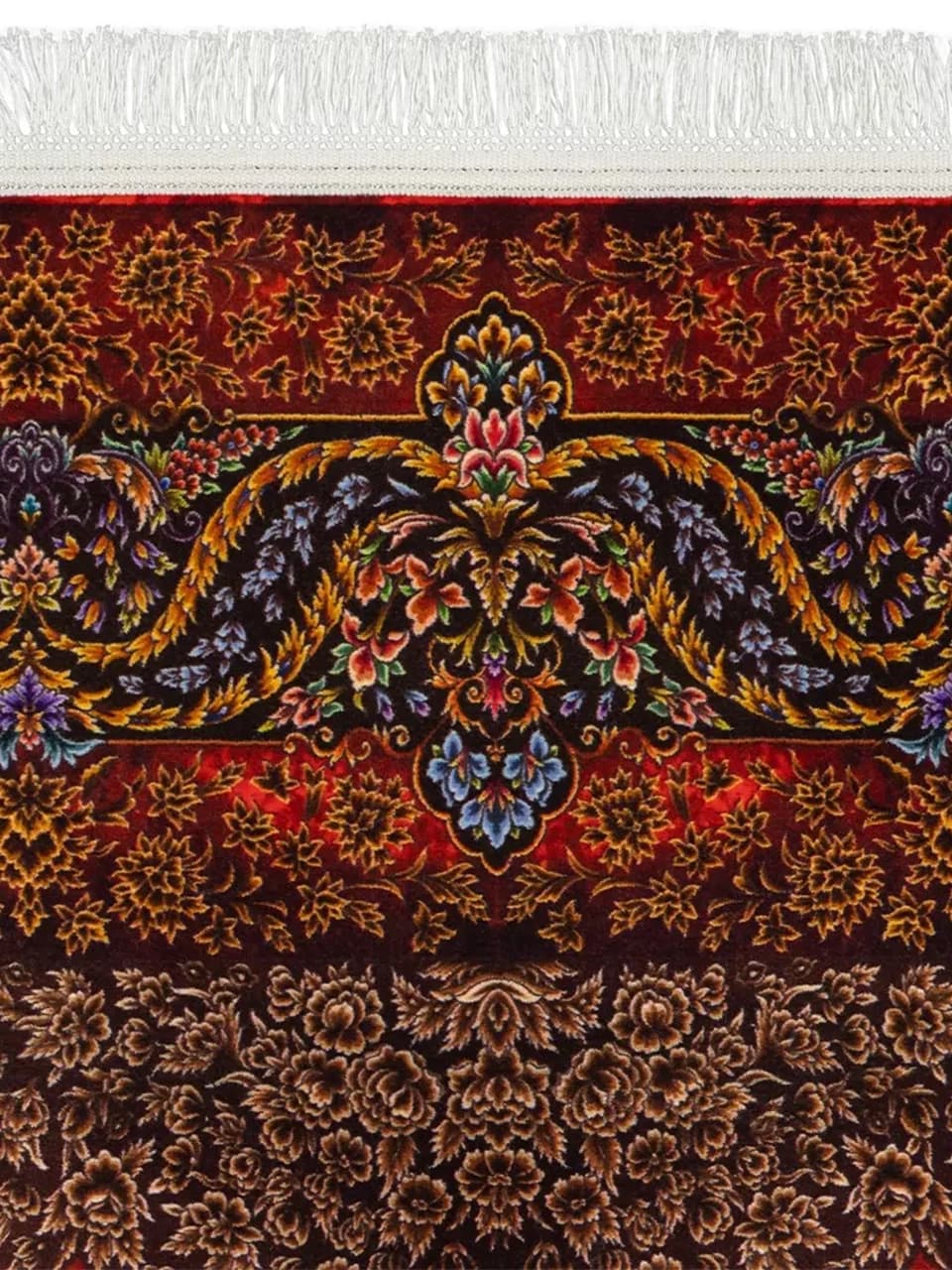فرش 1500 شانه طرح دستباف 2001134 قرمز — تصویر ۲