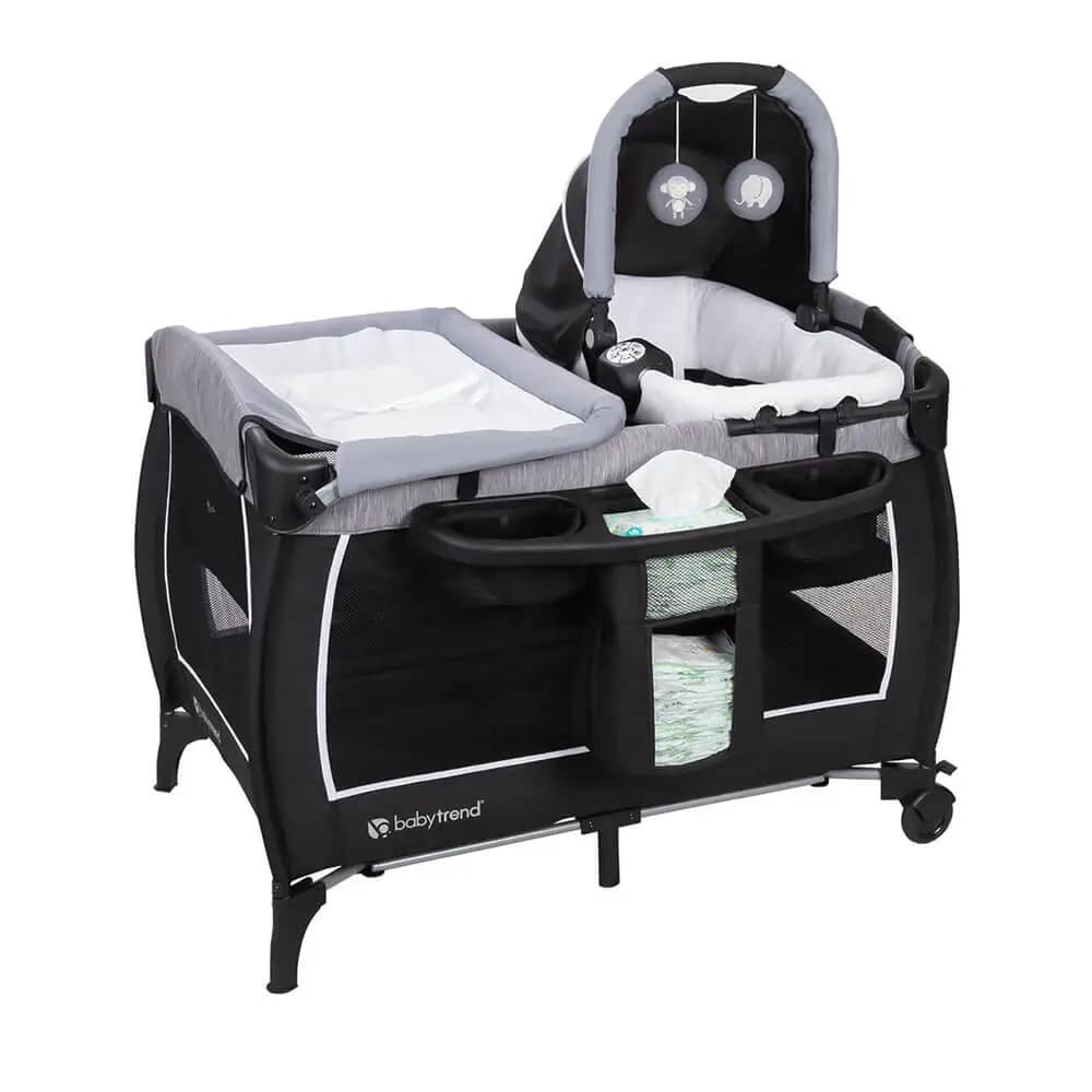 تخت و پارک بیبی ترند Baby Trend مدل Deluxe CLX Guardian — تصویر ۲