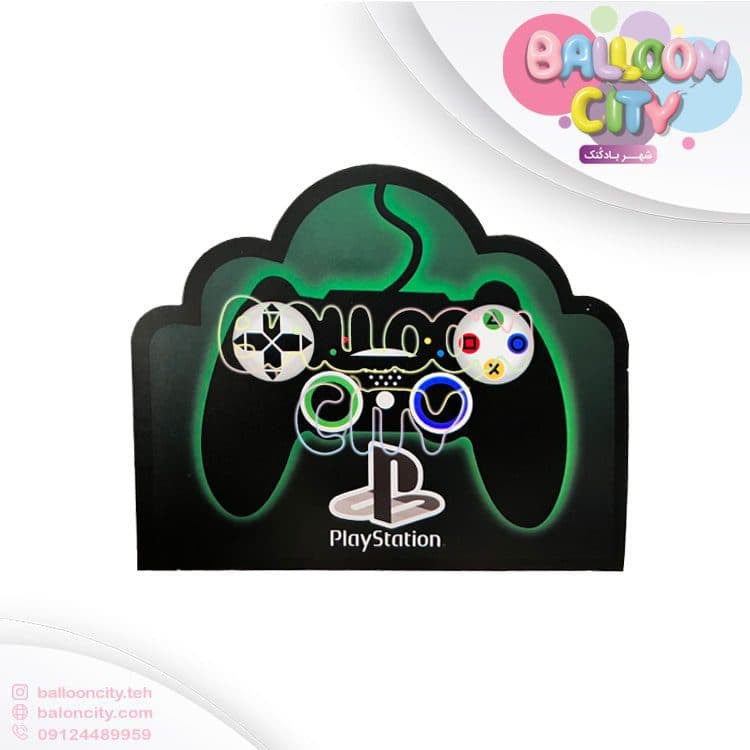 کارت دعوت تم تولد طرح دسته گیم Play Station 4 بسته 10 عددی