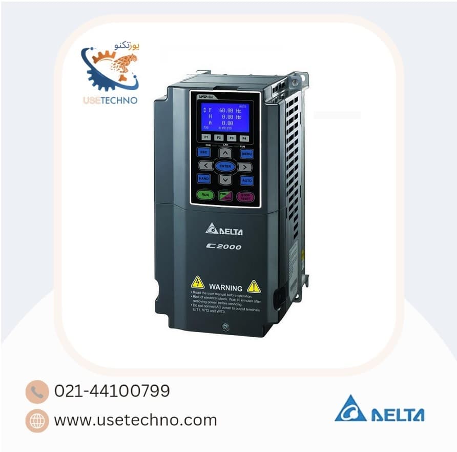 اینورتر C2000 دلتا سه فاز 160 کیلو وات با توان 215 اسب بخار مدل VFD1600C43A