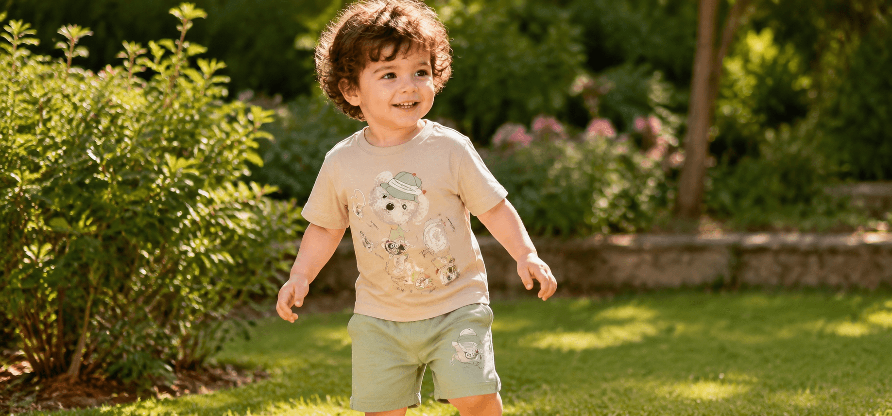 ست تیشرت و شلوارک نوزادی پسرانه | طرح اسپرت و خنک | دو سایز (۶ ماه تا ۲ سال) 👶👕