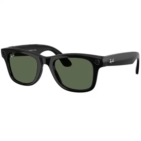 عینک هوشمند ری بن Meta Ray-Ban Wayfarer (GEN 2) Shiny Black Frame + G15 Green Lense