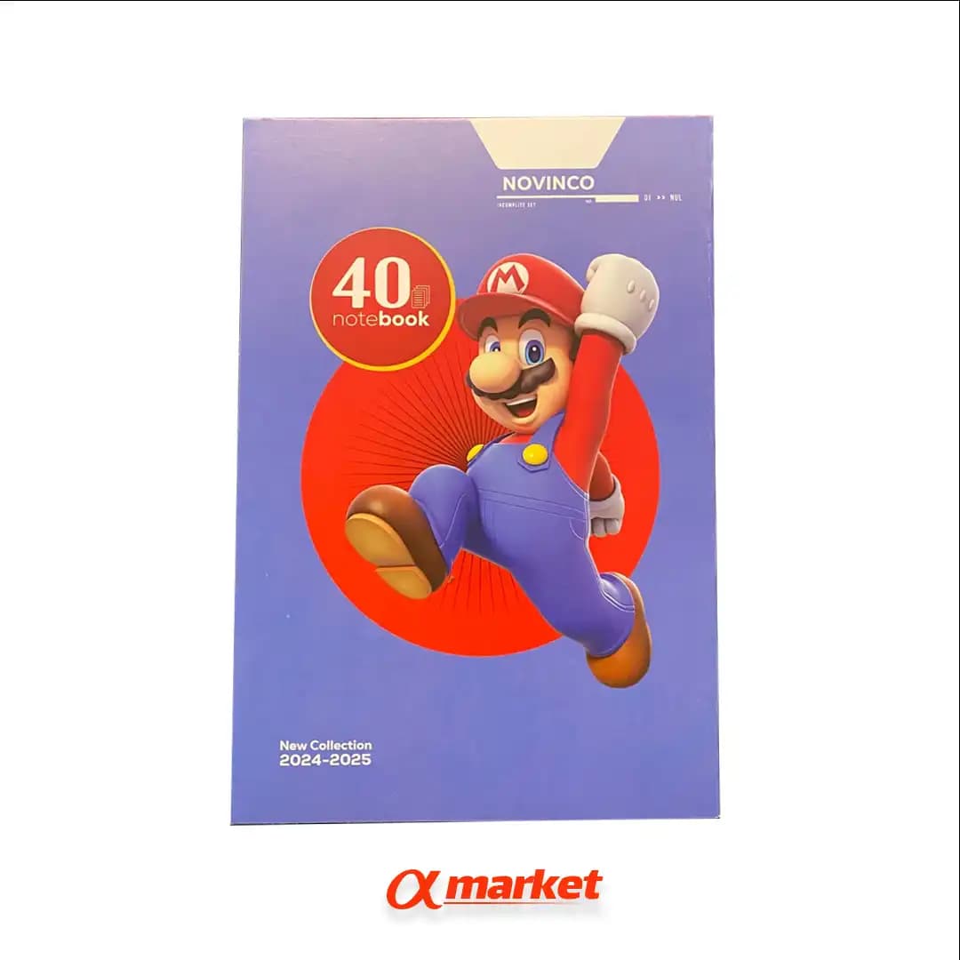دفتر 40 برگ نوین کو طرح قارچ خور