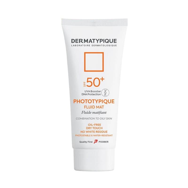 فلویید ضد آفتاب بی رنگ پوست چرب با SPF 50 فتوتیپیک