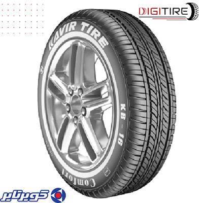 لاستیک کویر 165/65R13 طرح گل KB16( 2 حلقه)
