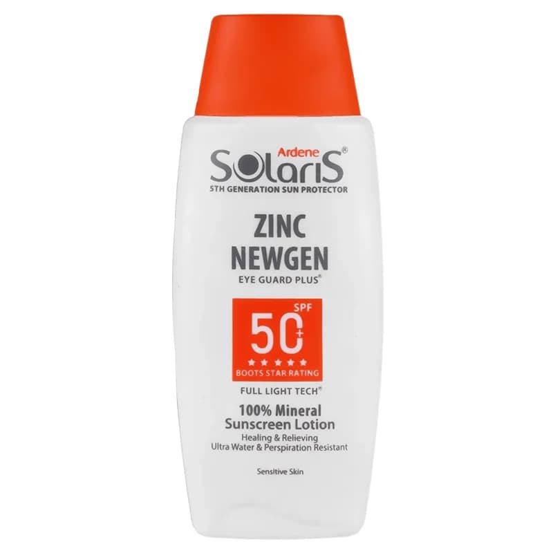 لوسیون ضد آفتاب و التیام بخش پوست حساس آردن سولاریس (SPF50)