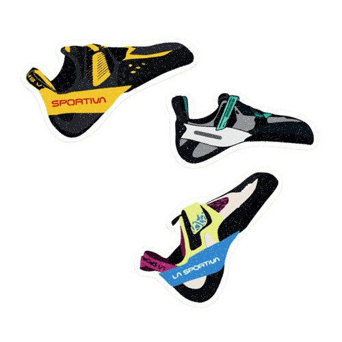 استیکر کاربن طرح کفش La Sportiva