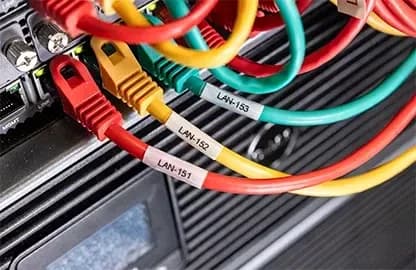 پرینتر لیبل صنعتی Brother PT-E560BTVP | لیبل‌زن حرفه‌ای کابل و شبکه — تصویر ۷