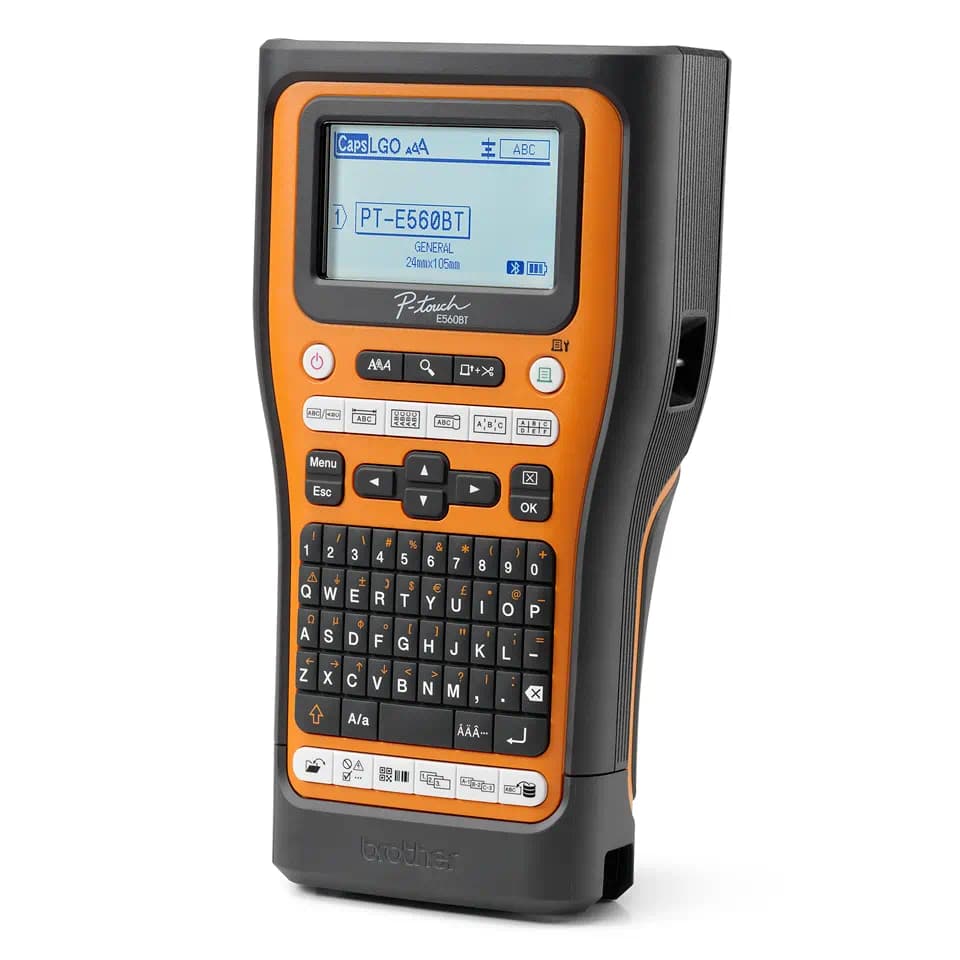 پرینتر لیبل صنعتی Brother PT-E560BTVP | لیبل‌زن حرفه‌ای کابل و شبکه — تصویر ۲