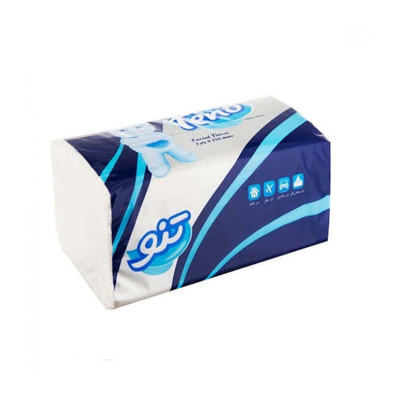 دستمال کاغذی 250برگ دولا تنو