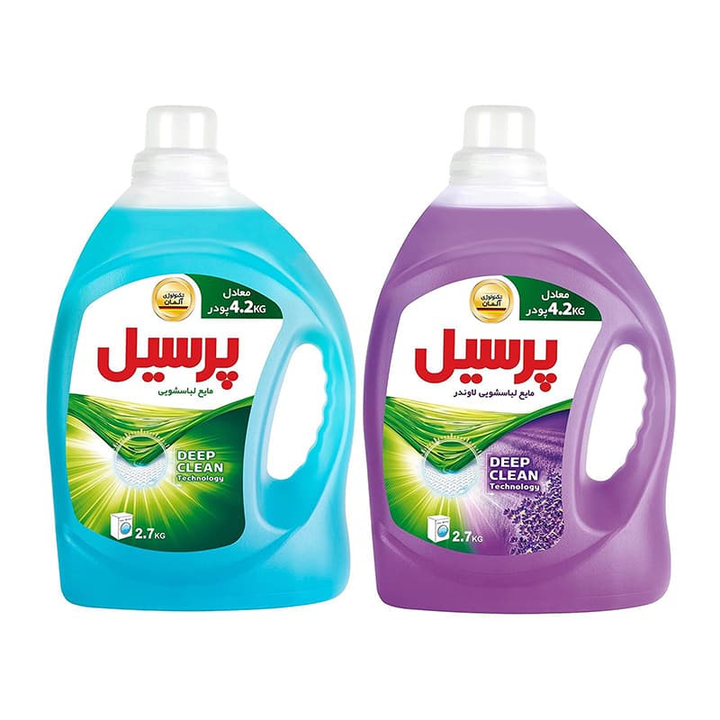 مایع لباسشویی ماشین 2700 گرمی پرسیل