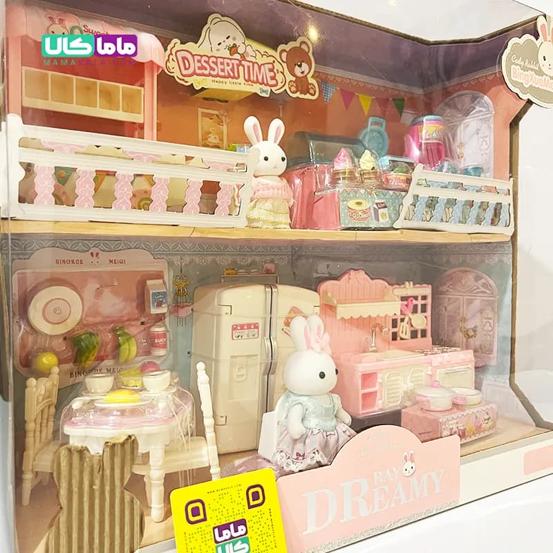 اسباب بازی ست خرگوش با آشپزخانه و آبنبات فروشی برند Dreamy — تصویر ۵