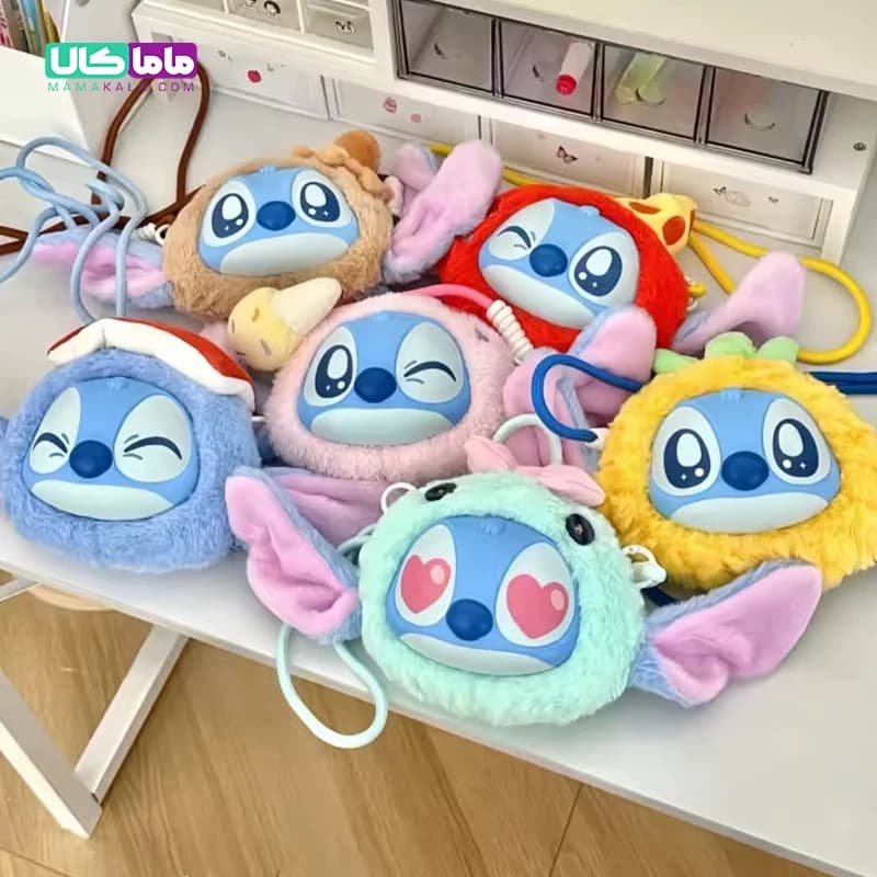 عروسک استیج بلایندباکس مدل کیف 🎒 Stitch Funny Travel برند مینیسو — تصویر ۳
