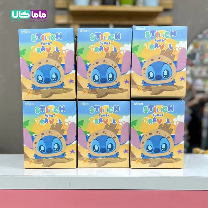 عروسک استیج بلایندباکس مدل کیف 🎒 Stitch Funny Travel برند مینیسو — تصویر ۴