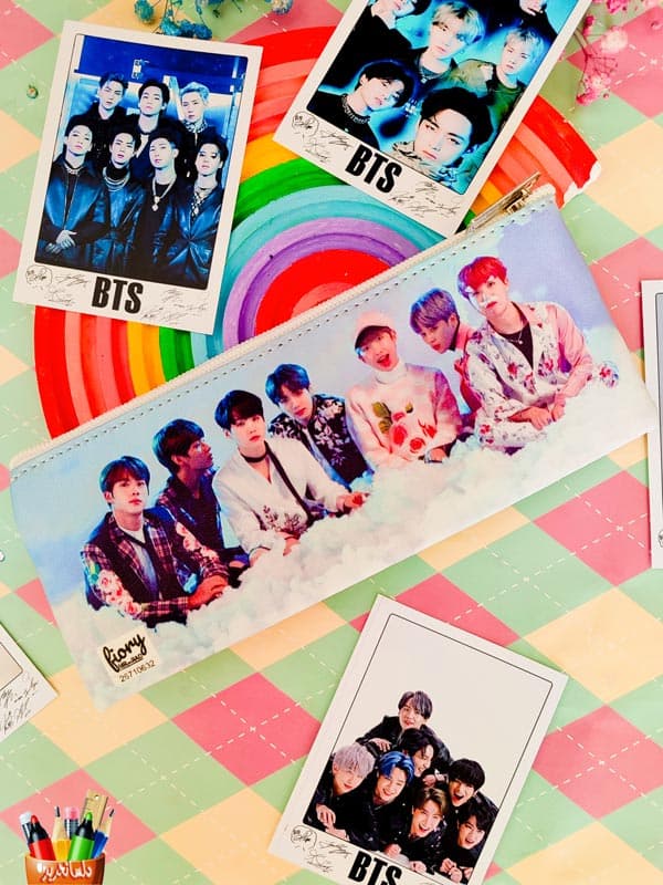 جامدادی چرمی BTS مدل آهنگ Butter