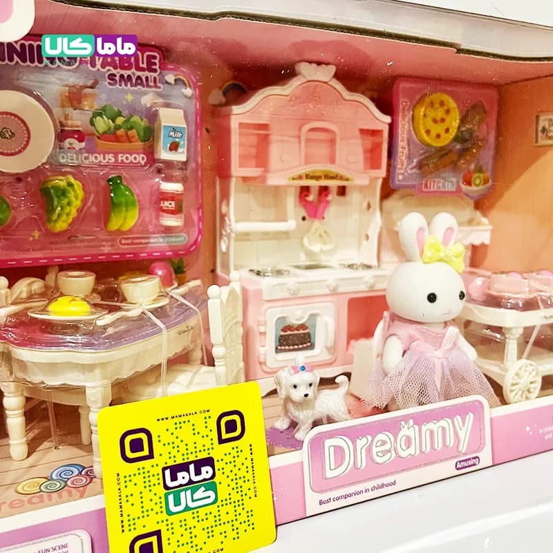 اسباب بازی ست خرگوش با وسایل آشپزخانه برند Dreamy — تصویر ۷