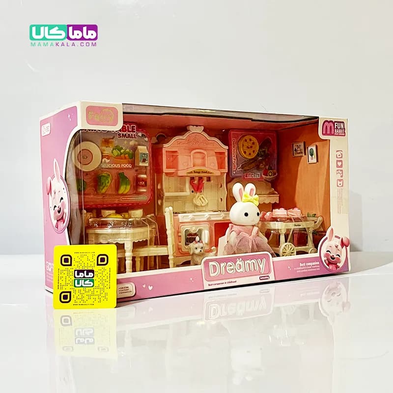 اسباب بازی ست خرگوش با وسایل آشپزخانه برند Dreamy