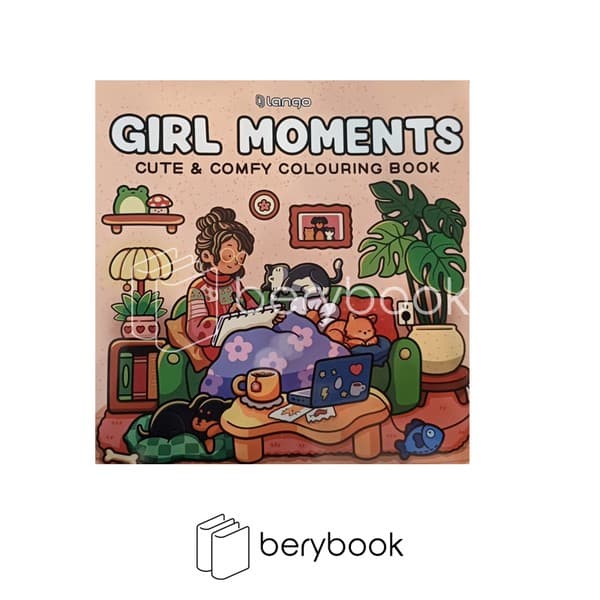 LANGO / لانگو / دفتر رنگ آمیزی کازی / 48 برگ / GIRL MOMENTS / CB-605