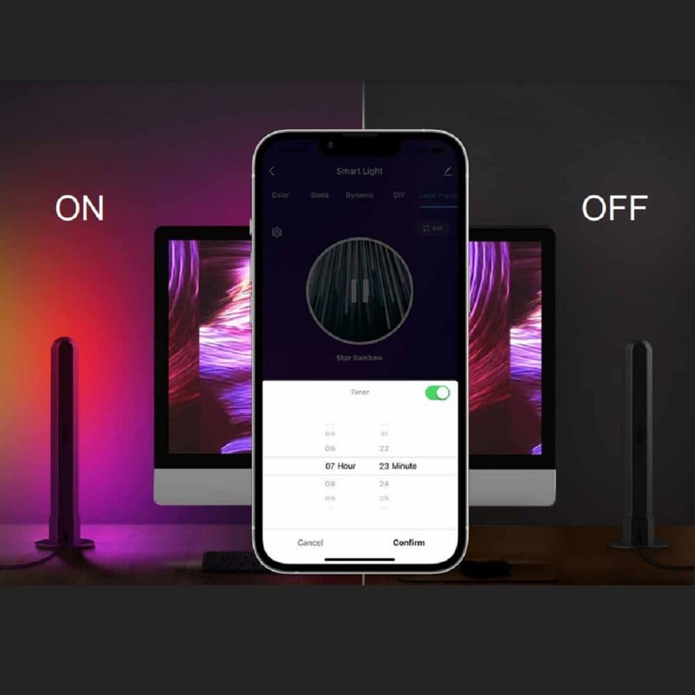 چراغ هوشمند رومیزی RGB مدل Wi-Fi — تصویر ۷