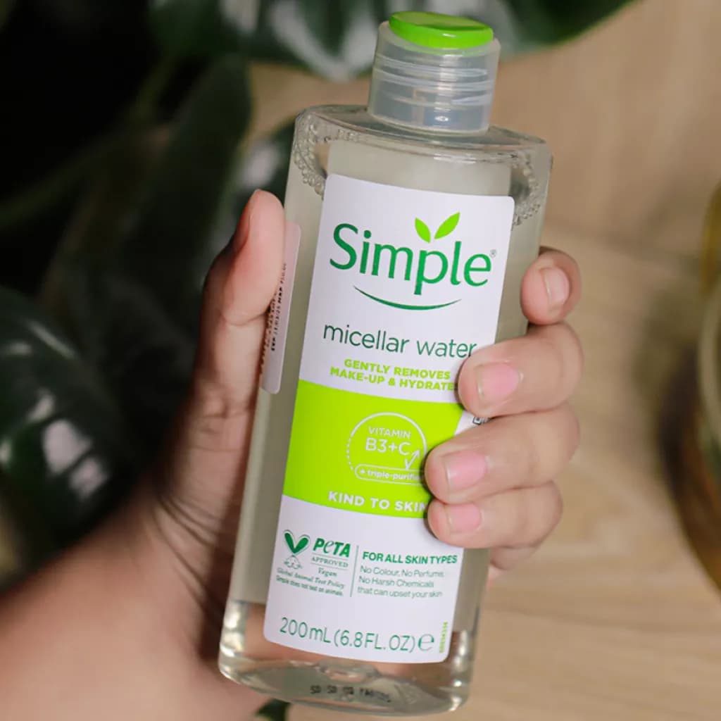 میسلار واتر مناسب انواع پوست سیمپل 200 میلی لیتر | simple micellar water — تصویر ۲