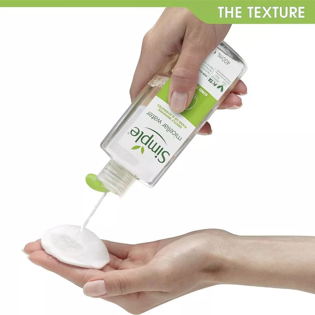 میسلار واتر مناسب انواع پوست سیمپل 200 میلی لیتر | simple micellar water — تصویر ۳