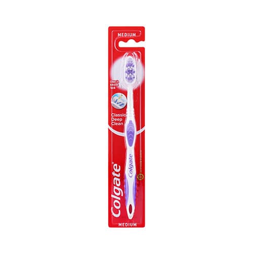 مسواك كلگيت مدل classic deep clean با برس مديوم