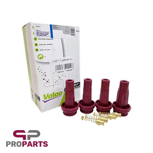 مجموعه افزایش شتاب (شمع سوزنی پایه بلند ایریدیوم نور مدل FR7NI33 + بوت وایر تقویتی والئو VALEO) مناسب برای موتور پژو پارس TU5 — تصویر ۴