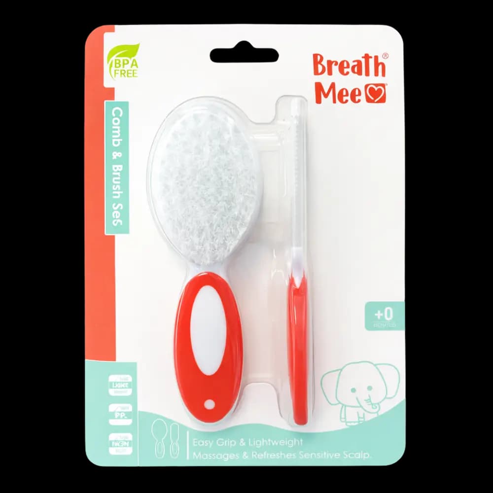 ست شانه و برس نوزادی Breath Mee