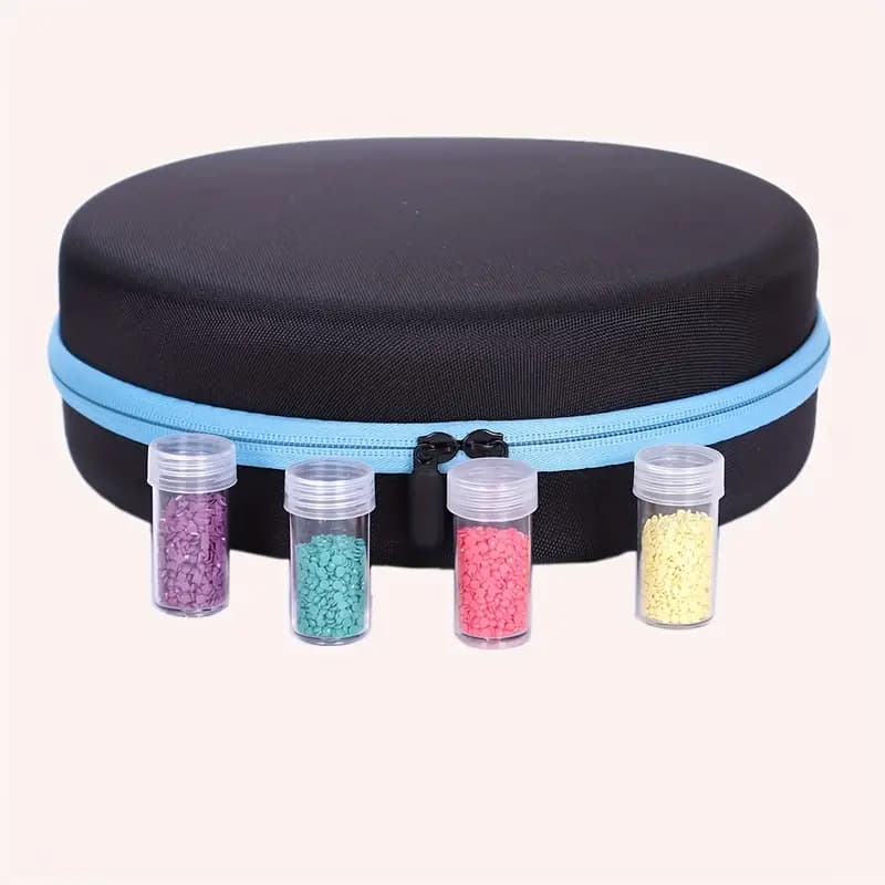 کیف حمل وسایل نقاشی با الماس گرد ساده