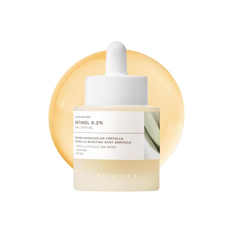 سرم رتینول ۰.۲٪ سنتلا اسکین 1004 بوستینگ شات | SKIN1004 Madagascar Centella Retinol 0.2 Boosting Shot Ampoule — تصویر ۲