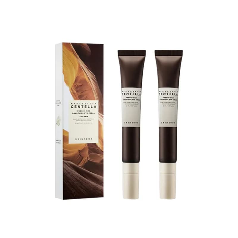 کرم دور چشم سنتلا اسکین 1004 دوقلو | SKIN1004 Madagascar Centella Probio-Cica Bakuchiol Eye Cream Twin Pack