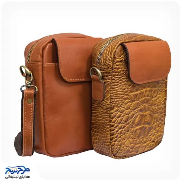 کیف دوشی چرم طبیعی MB08 — تصویر ۲