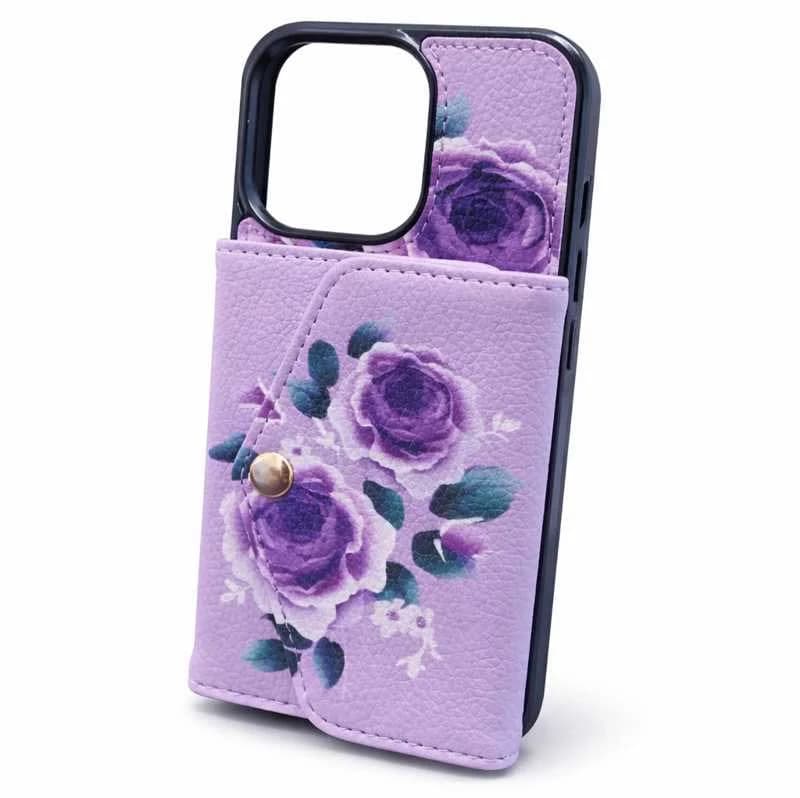 قاب گوشی چرمی جاکارتی دار