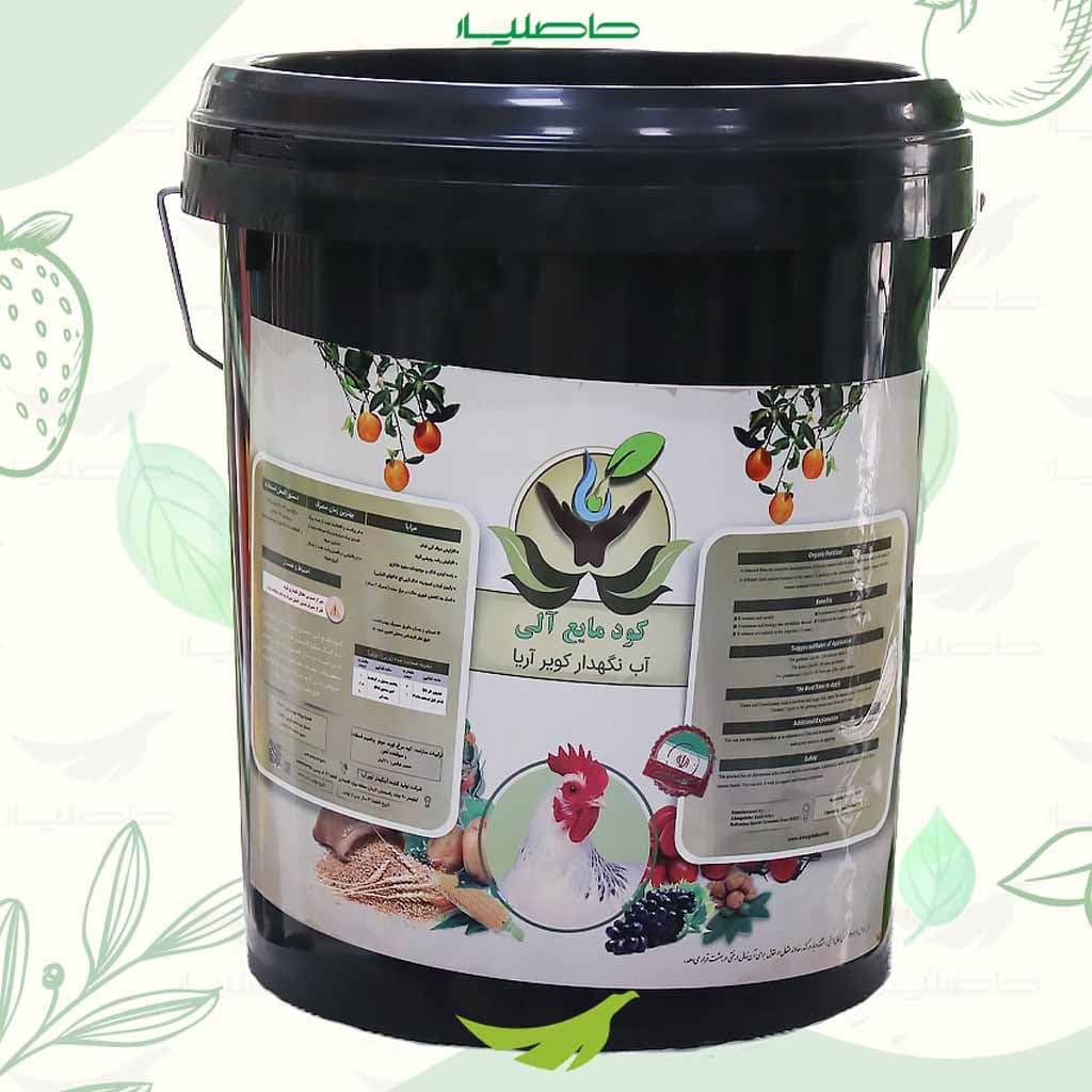 کود مایع مرغی 20 لیتری آب نگهدار کویر آریا