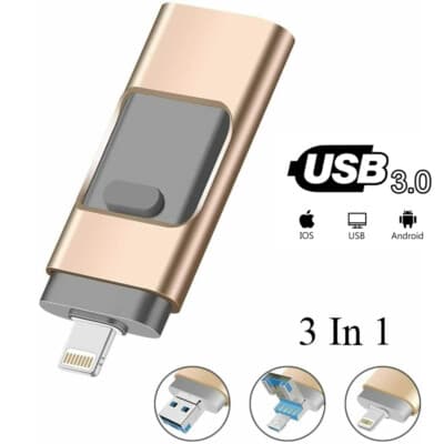 تبدیل MicroSD به Usb & lightning &microUsb Verity o505 — تصویر ۲