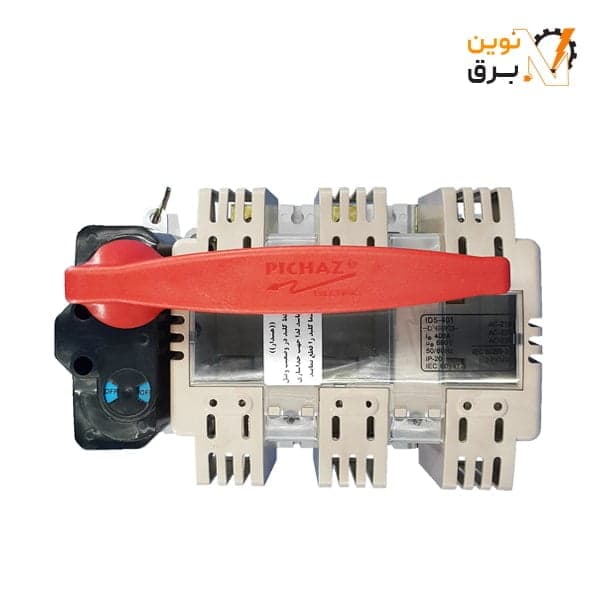 کليد فیوز یک طرفه پیچاز الکتریک سه پل 400 آمپر (قابل قطع زیر بار) IDS -401C — تصویر ۳