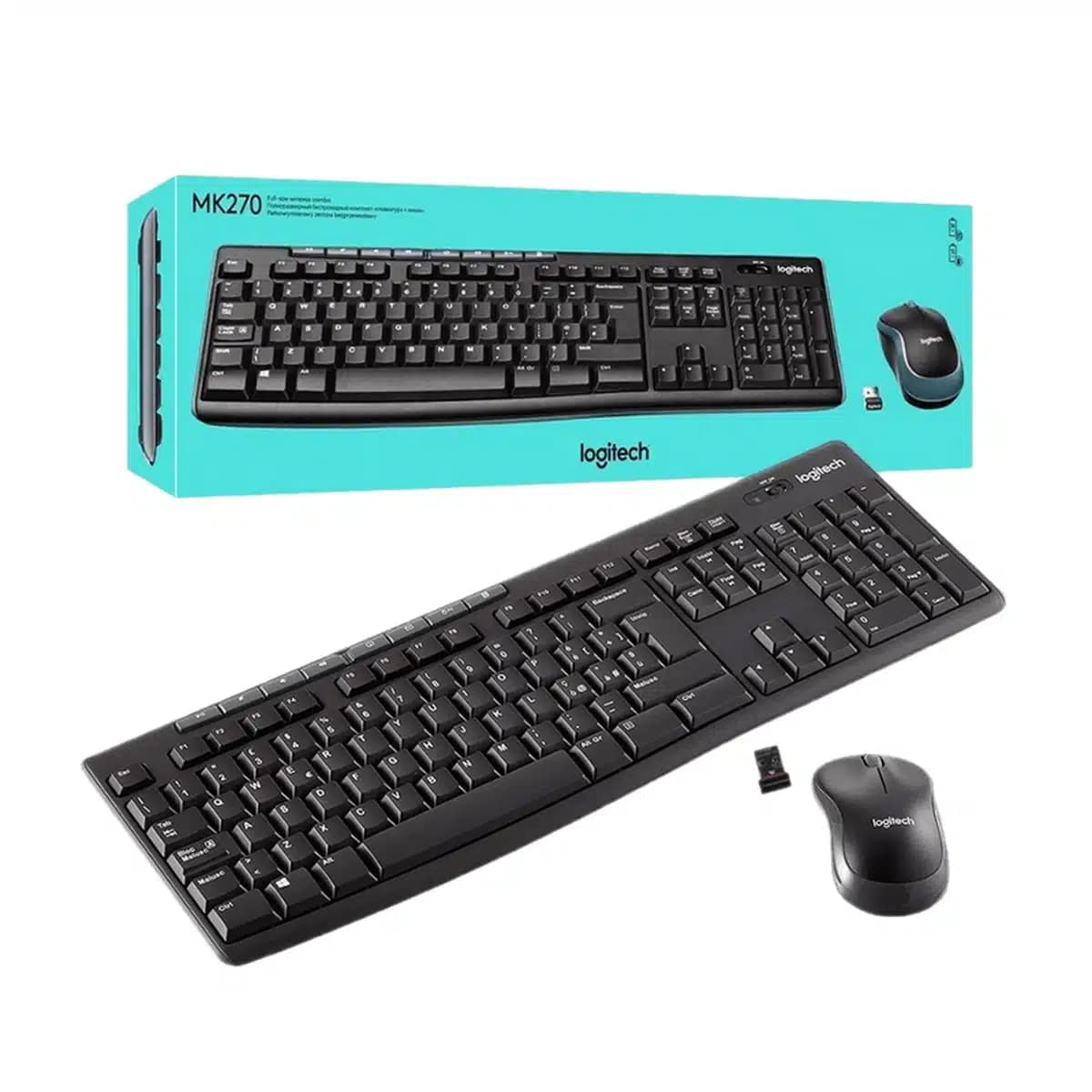 ست ماوس و کیبورد لاجیتک مدل Logitech DESKTOP Wireless MK270 — تصویر ۵