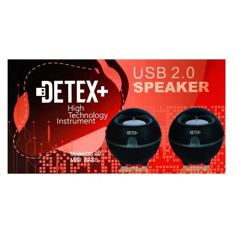 اسپیکر دو تیکه Detex DS-97 USB — تصویر ۲