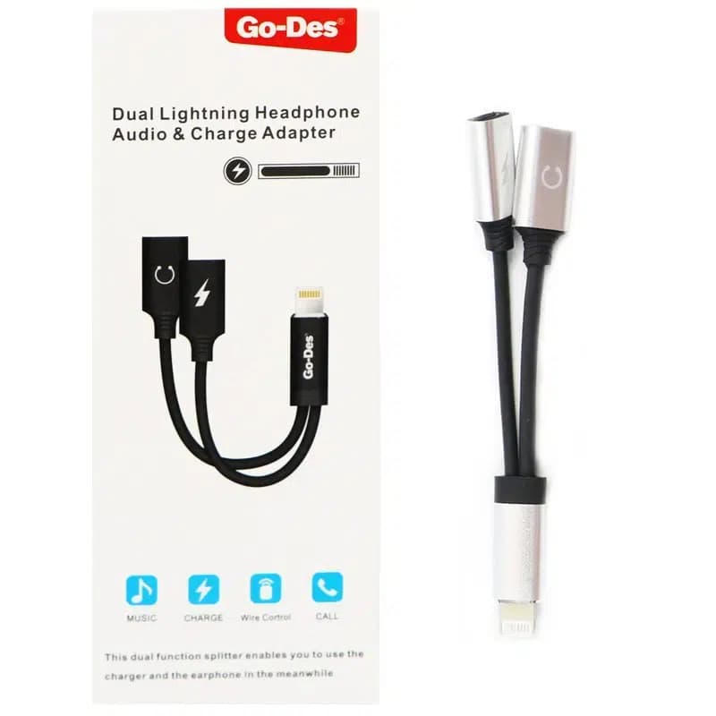 تبدیل Lightning to dual Lightning Go-Des GD-UC11 — تصویر ۲