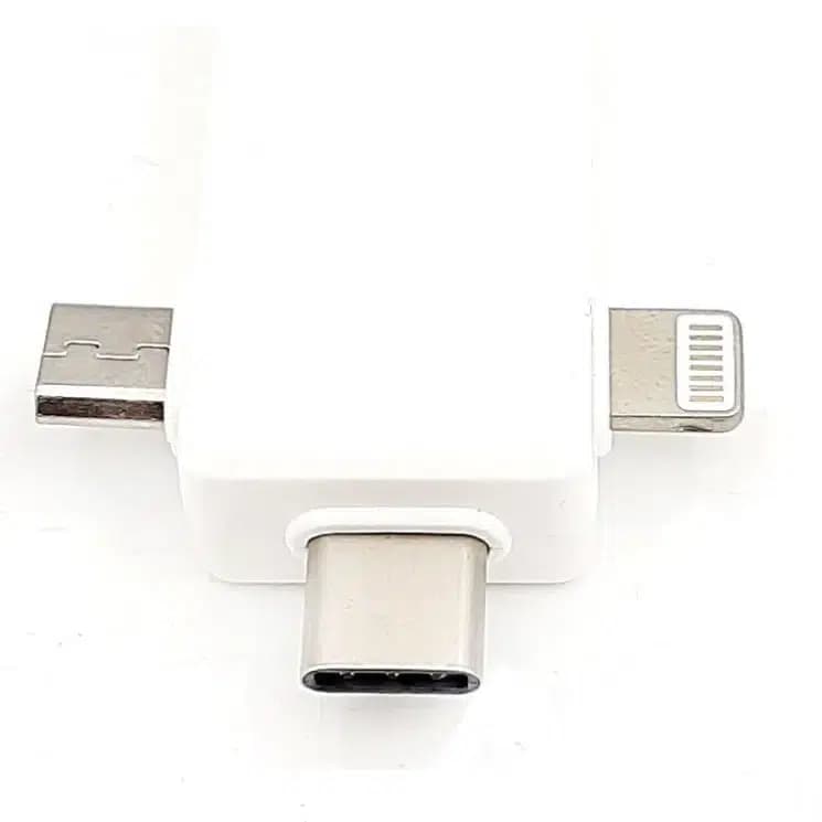 تبدیل OTG سه سر USB3.0 typeC lightning Micro — تصویر ۲