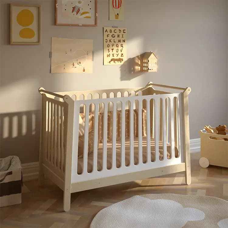 تخت خواب نوزاد لاریکس هوم مدل سما
