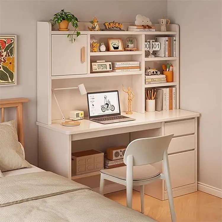 میز تحریر کتابخانه دار لاریکس هوم مدل جانا
