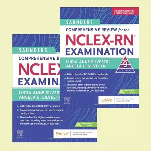 کتاب (وزیری،دو جلدی شومیز،رنگی) SAUNDERS COMPREHENSIVE REVIEW FOR THE NCLEX-RN 2023 — تصویر ۲
