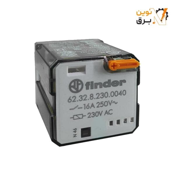 رله شیشه ای دو کنتاکت 16 آمپر 230 ولت AC فیندر سری 623282300040