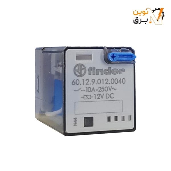 رله شیشه ای دو کنتاکت 10 آمپر 12 ولت DC فیندر سری 601290240040