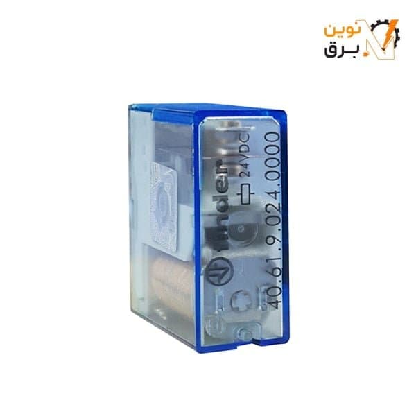 رله شیشه ای دو کنتاکت 10 آمپر 24 ولت DC فیندر سری 406190240000